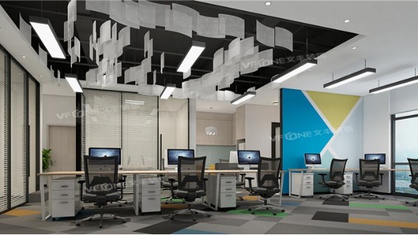 后海办公室装修设计：小型办公室装修吊顶选择以及装修风格选择