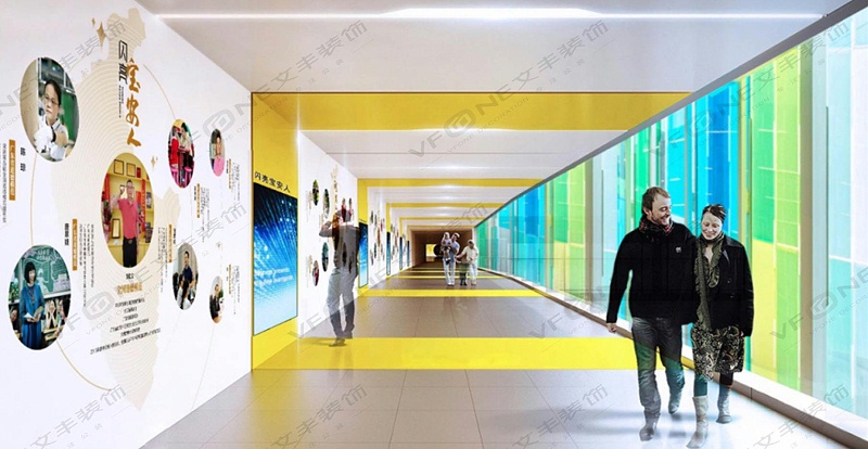 展厅装修设计-时尚黄