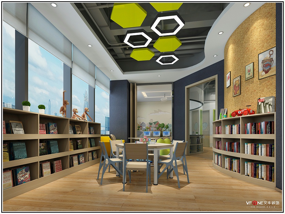 深圳培训机构装修之Athena Academy知慧学院-文丰装饰