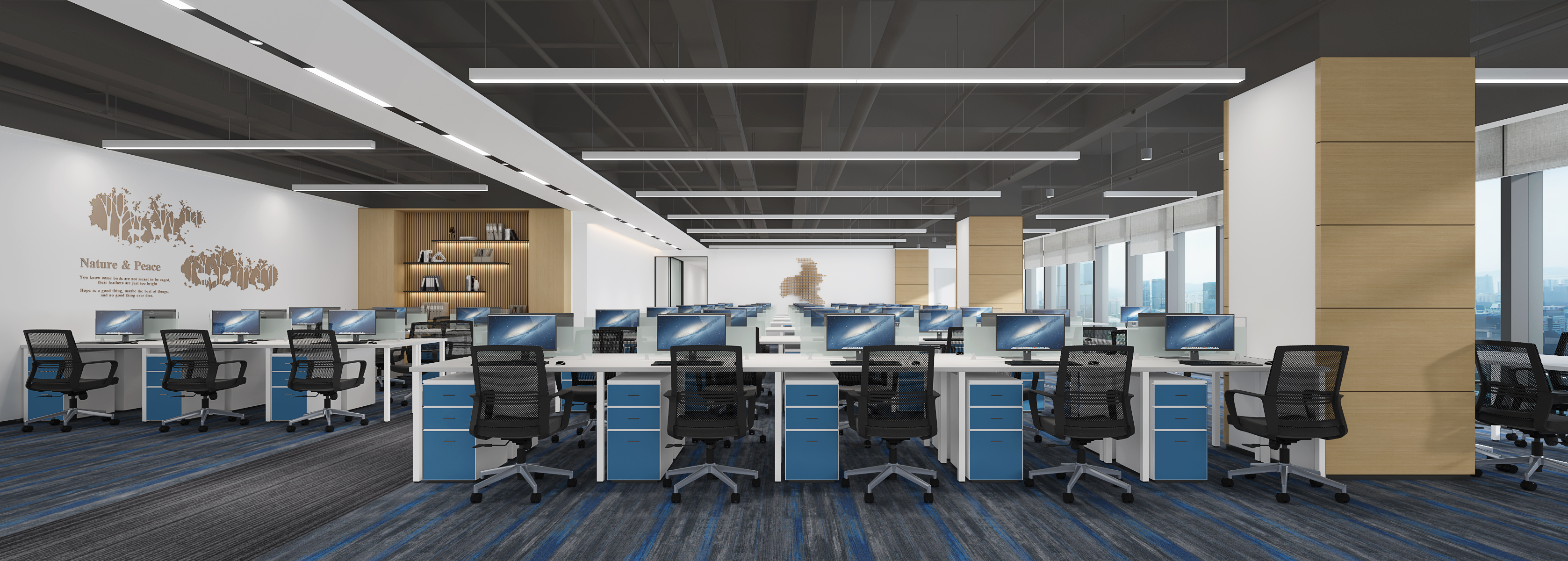 办公室装修时如何设计办公照明的布局？