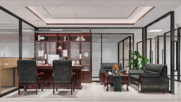 深圳小型办公室装修设计实景图、效果图、案例、方案公司