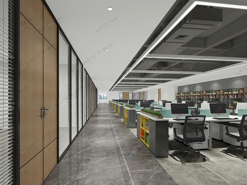 完整辦公室分區設計 -深圳的裝修公司文豐裝飾（效果圖）