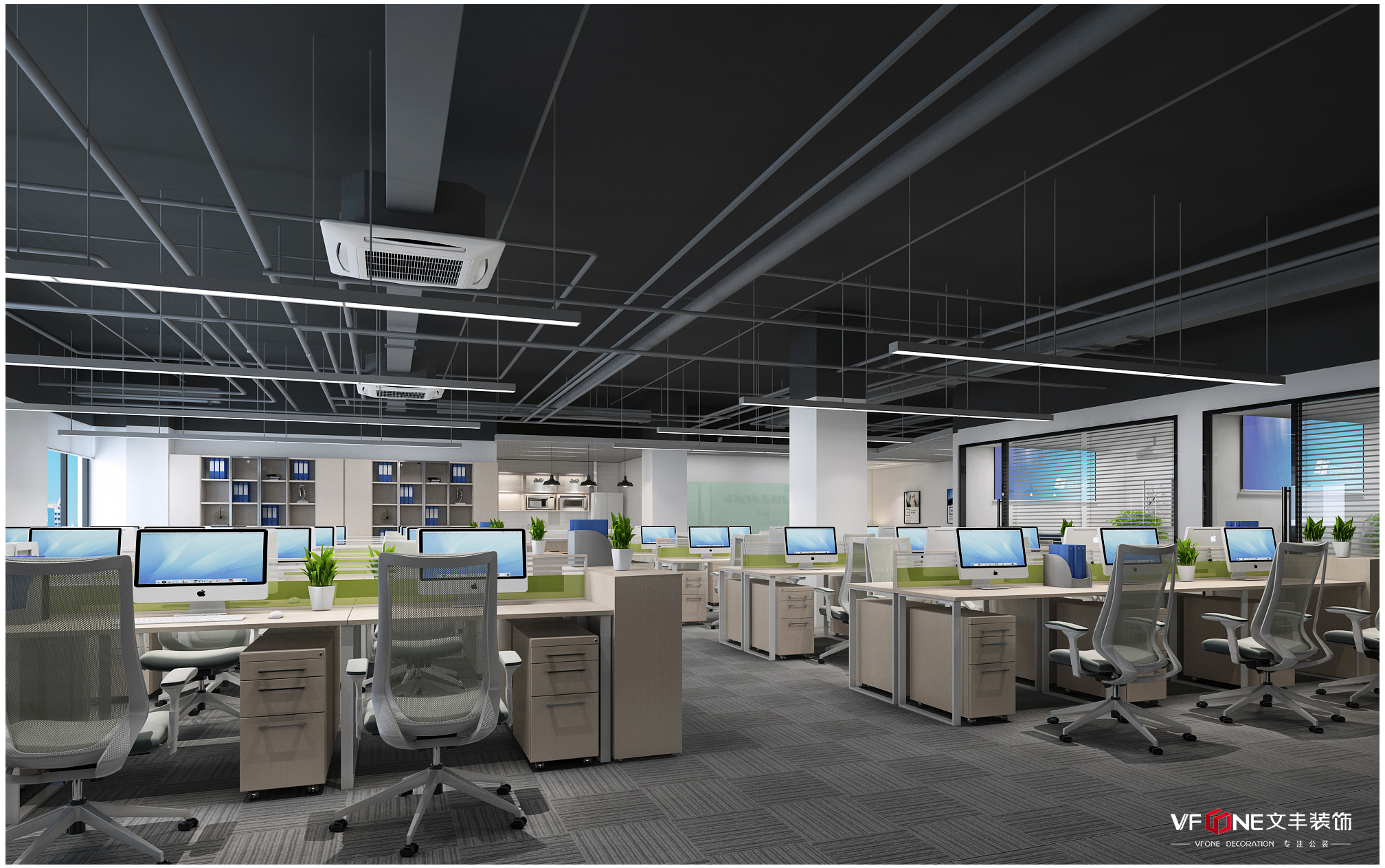 深圳办公室装修如何设计才能更好的体现空间感？