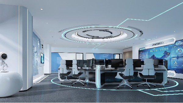 IT公司办公室装修设计—科技IT办公部门设计案例效果图