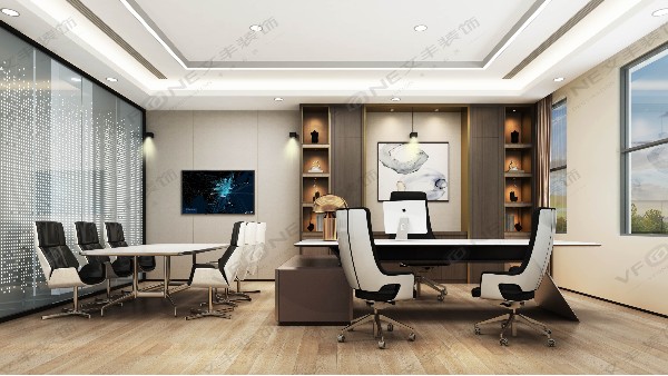 办公室装修-南山区企业装修效果图-办公室设计的这些色彩搭配规律你知道吗？