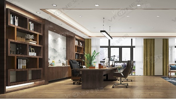 办公室装修-南山区企业装修效果图-办公室空间如何避免装修陷阱？